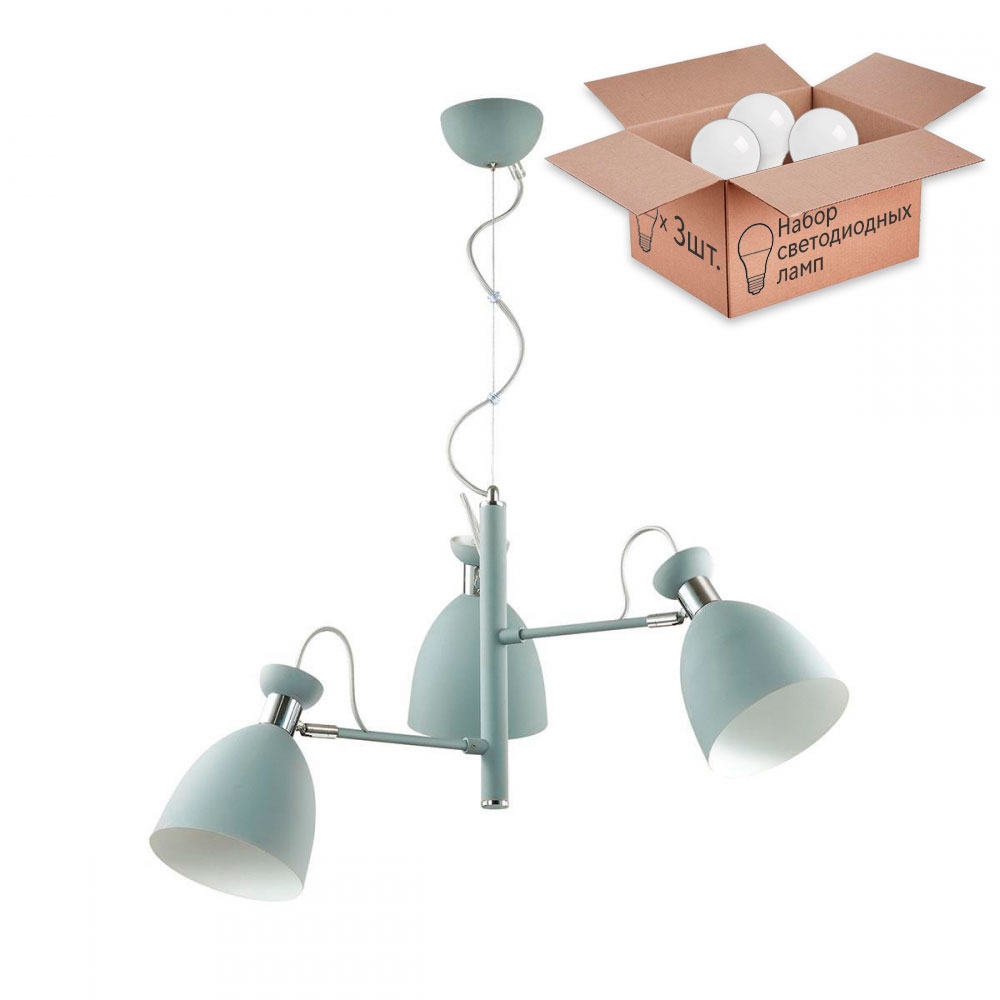 

Люстра с лампочками Lumion Kizzy 3735/3+Lamps, 3735/3+Lamps