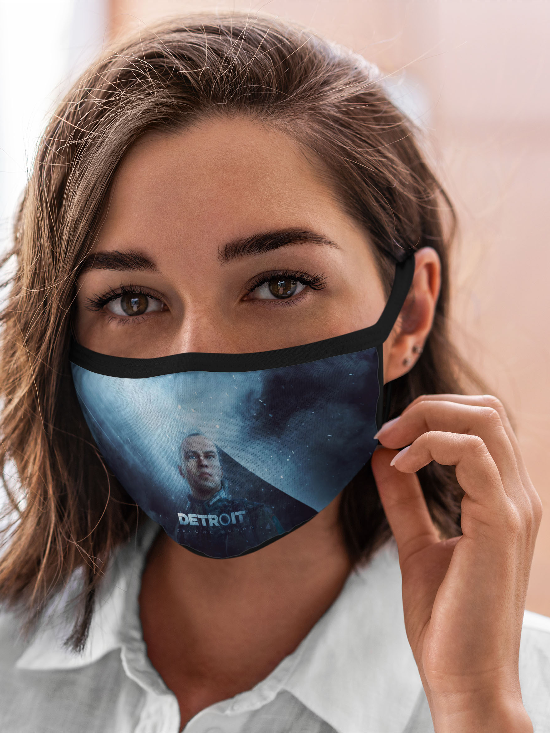 

Многоразовая маска унисекс Burnettie Detroit Become Human, Разноцветный, Detroit Become Human