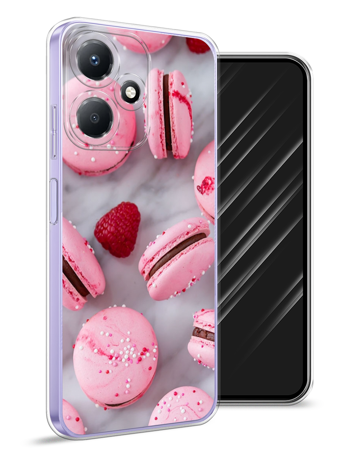 

Чехол Awog для Infinix Hot 30 Play "Макарони с малиной", Серый;розовый, 3104250-10