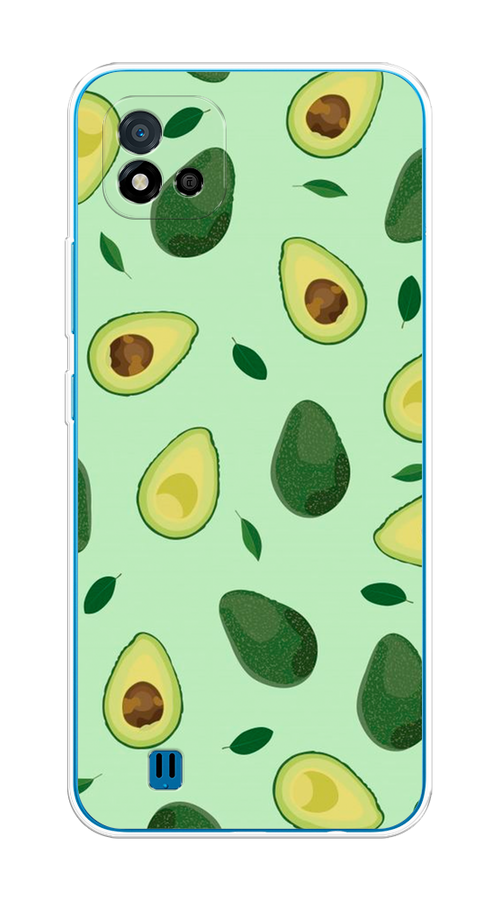 

Чехол на Oppo Realme C11 (2021) "Blue avocado", Коричневый;зеленый, 257550-1