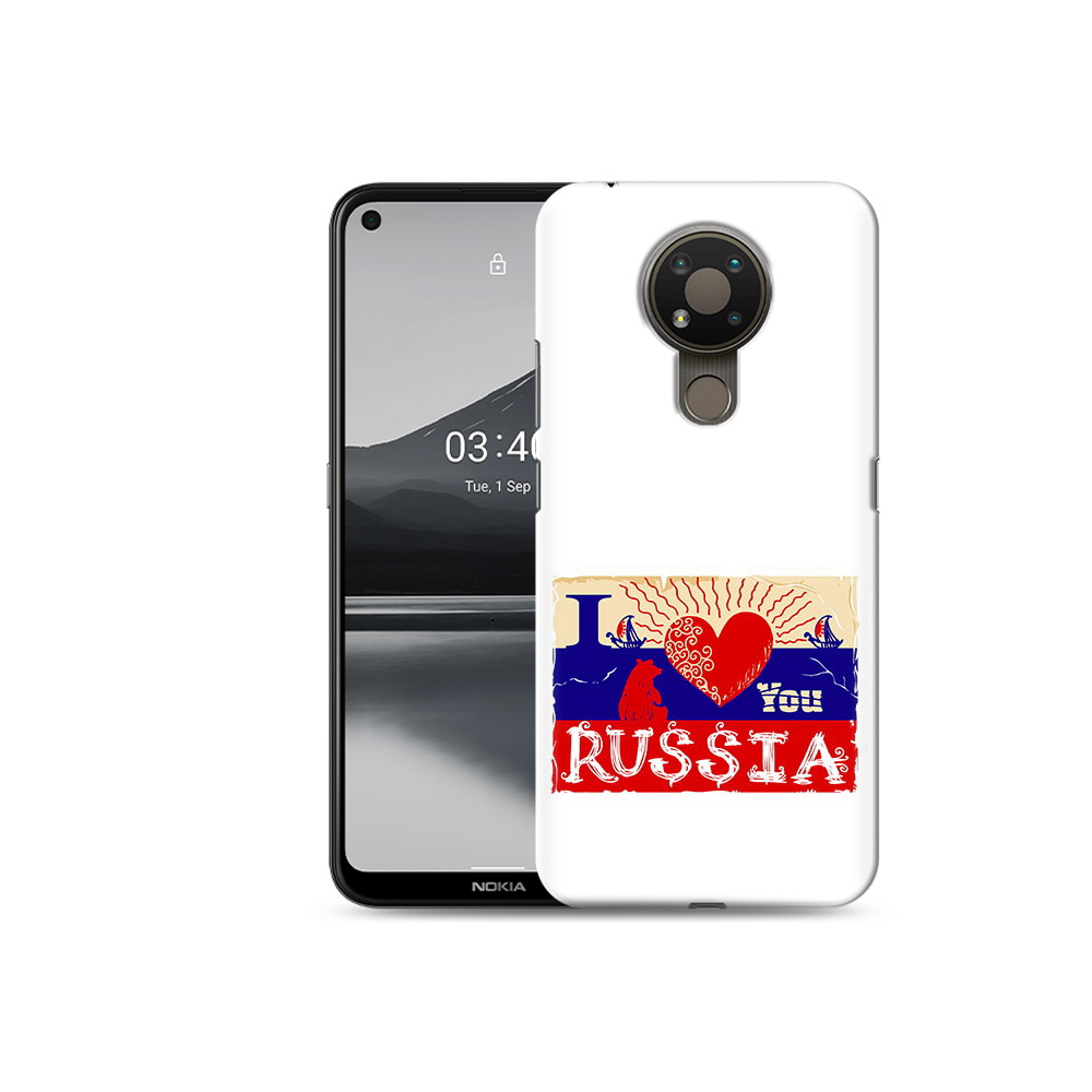 

Чехол MyPads Tocco для Nokia 3.4 Люблю Россию, Прозрачный, Tocco