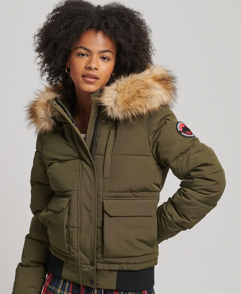 

Куртка женская Superdry W5010995A зеленая 10 UK, Зеленый, W5010995A
