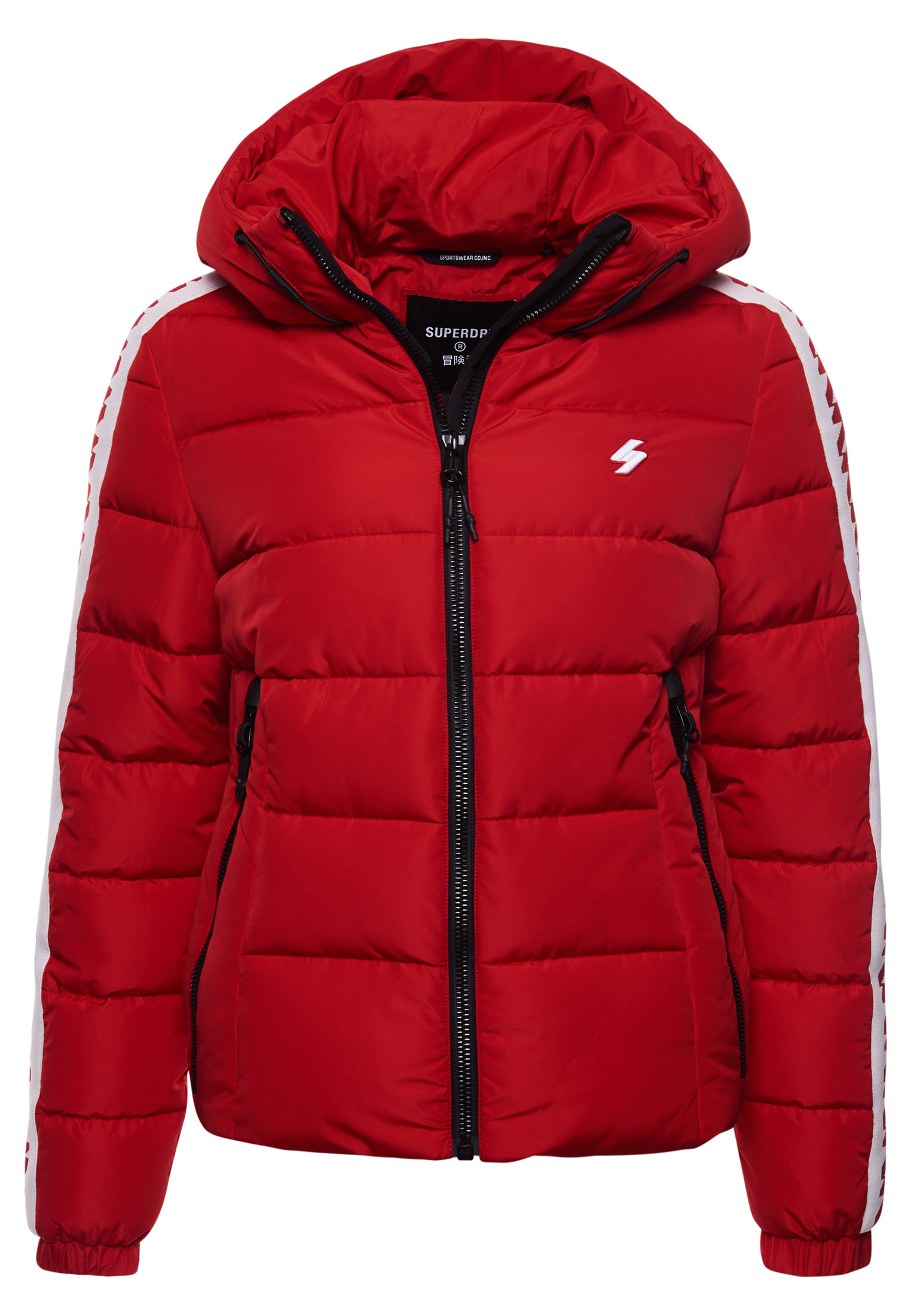 

Куртка женская Superdry W5011045A красная 10 UK, Красный, W5011045A