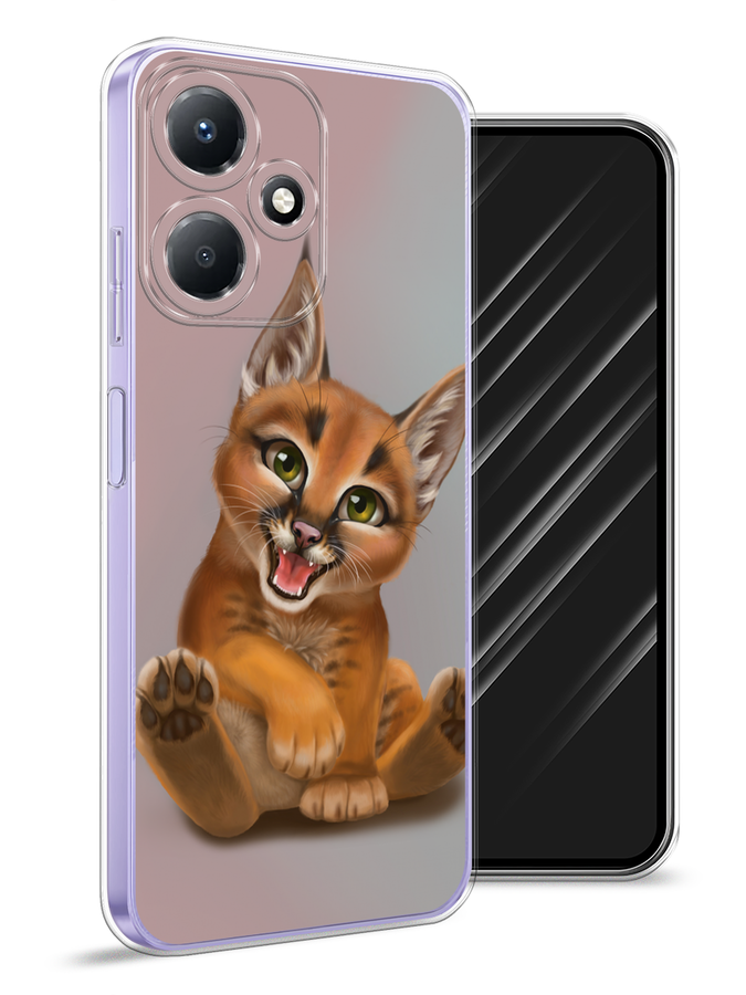 

Чехол Awog для Infinix Hot 30 Play "Малыш рыси", Оранжевый;серый, 3104250-1