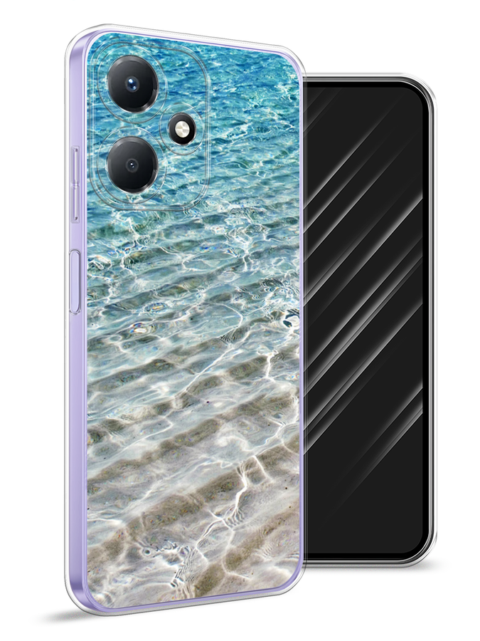 

Чехол Awog для Infinix Hot 30 Play "Волны 10", Бирюзовый, 3104250-4