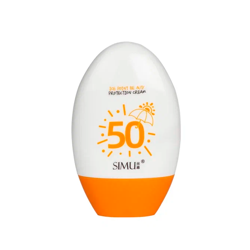 Крем солнцезащитный Simu SPF 50 Ice Point Beauty Protection Cream 60 г осветляющий дневной крем spf 20 brightening day protection 100 мл