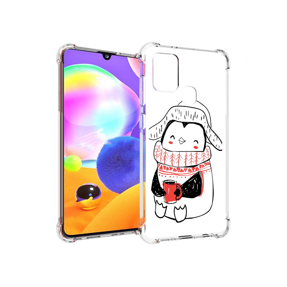 

Чехол MyPads Tocco для Samsung Galaxy A21s Милый пингвин (PT149116.528.115), Прозрачный, Tocco