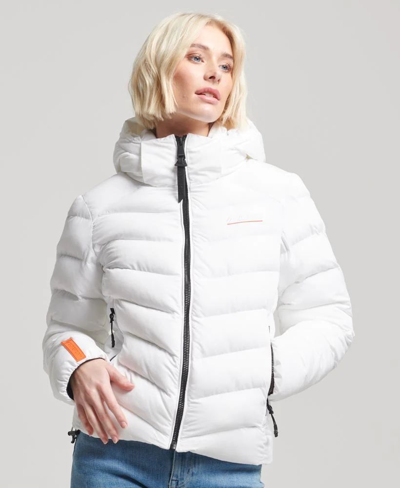 

Куртка женская Superdry W5011594A белая 6 UK, Белый, W5011594A