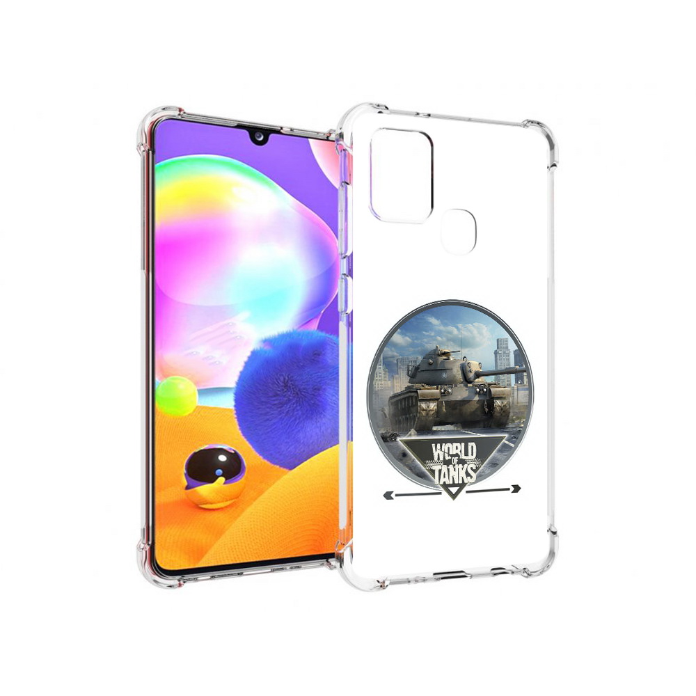 

Чехол MyPads Tocco для Samsung Galaxy A21s Мир танков (PT149116.528.119), Прозрачный, Tocco