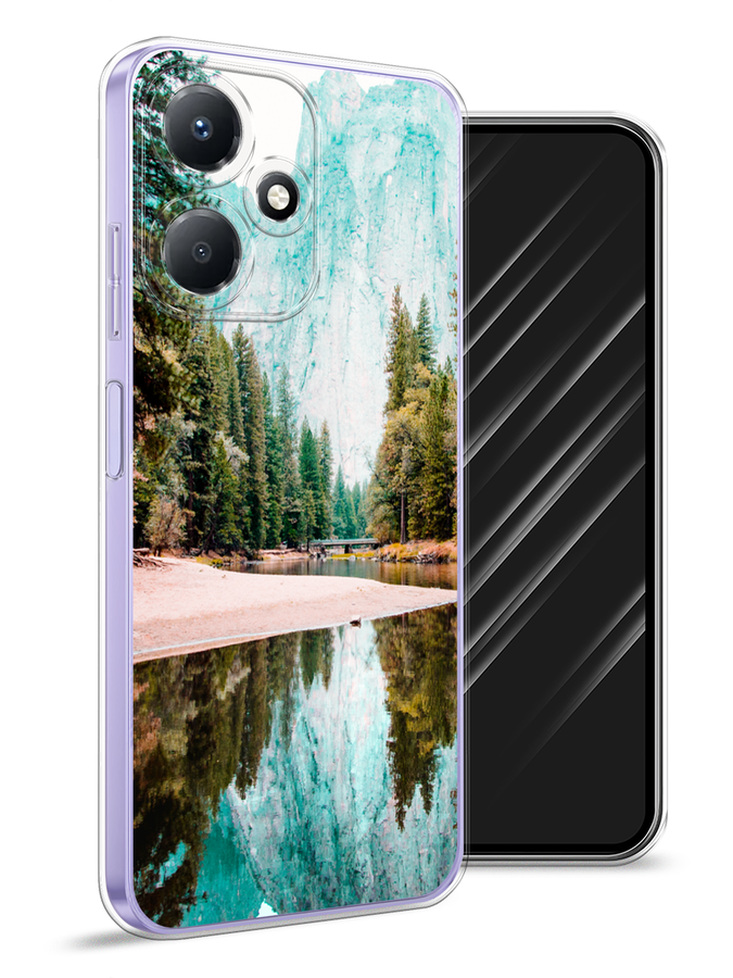 

Чехол Awog для Infinix Hot 30 Play "Горы 11", Зеленый;голубой, 3104250-4