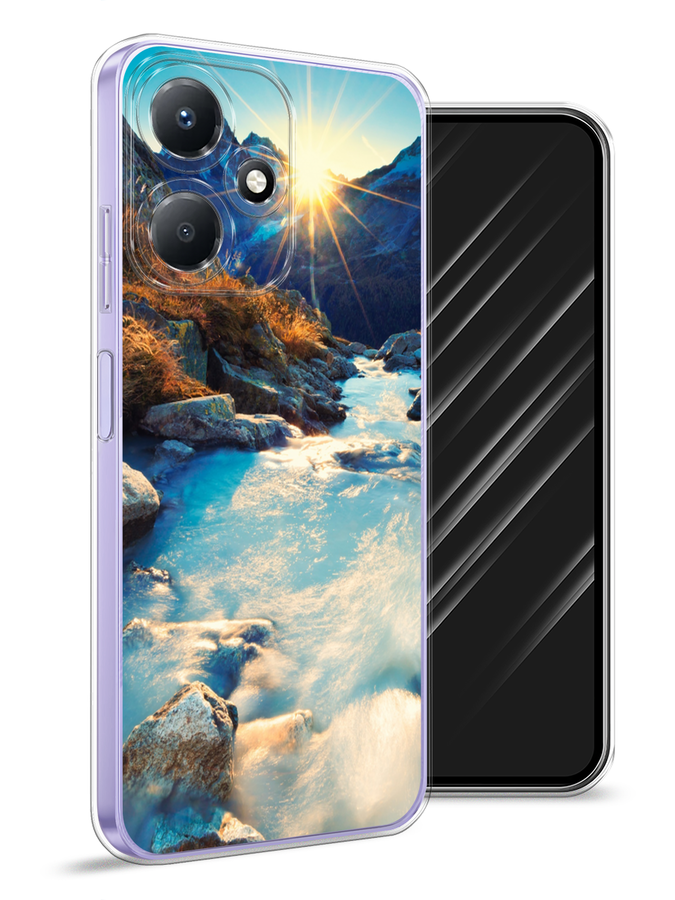 

Чехол Awog для Infinix Hot 30 Play "Восход 7", Коричневый;белый;голубой, 3104250-4