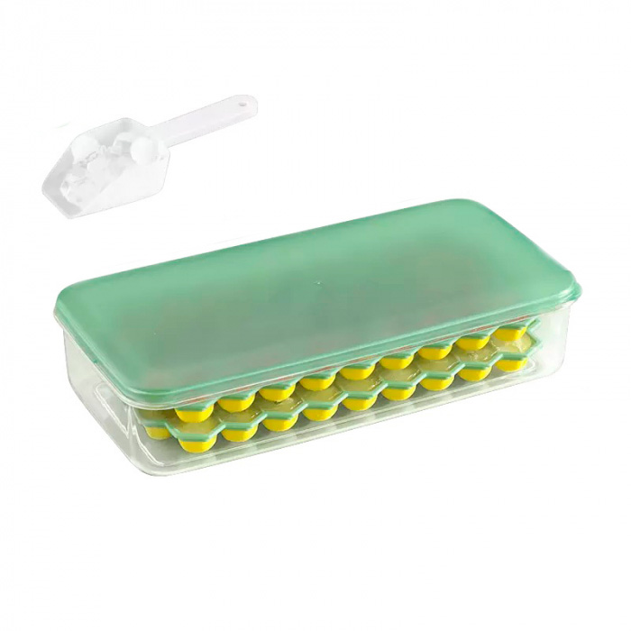 

Силиконовая форма для льда Jubilee Dragon Ice Cube Storage Box Green (94 ячейки)