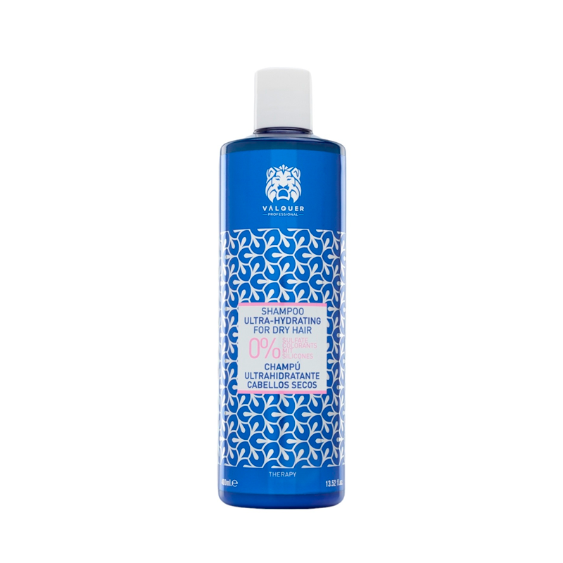 Ультра-увлажняющий шампунь для сухих волос Valquer Shampoo Ultra-Hydrating 400 мл сковорода блинная granit ultra blue d 22 см пластиковая ручка антипригарное покрытие чёрный