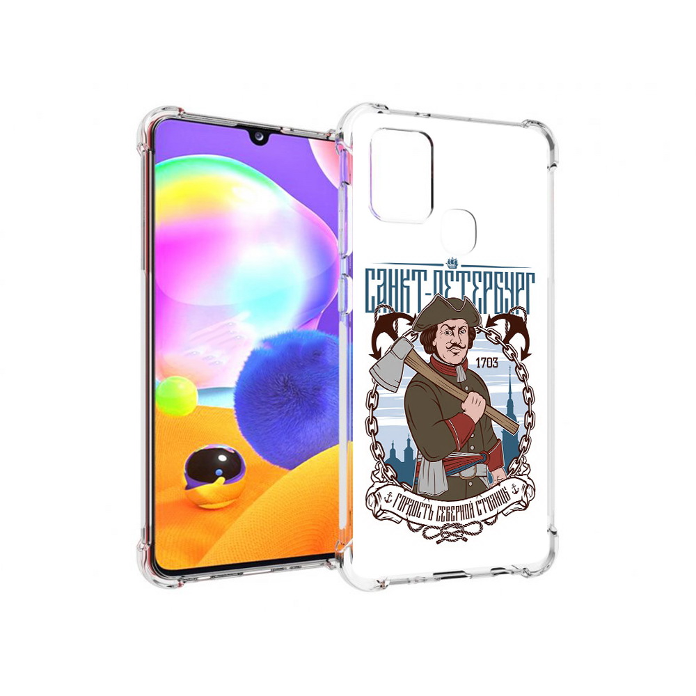 

Чехол MyPads Tocco для Samsung Galaxy A21s Петр первый (PT149116.528.134), Прозрачный, Tocco