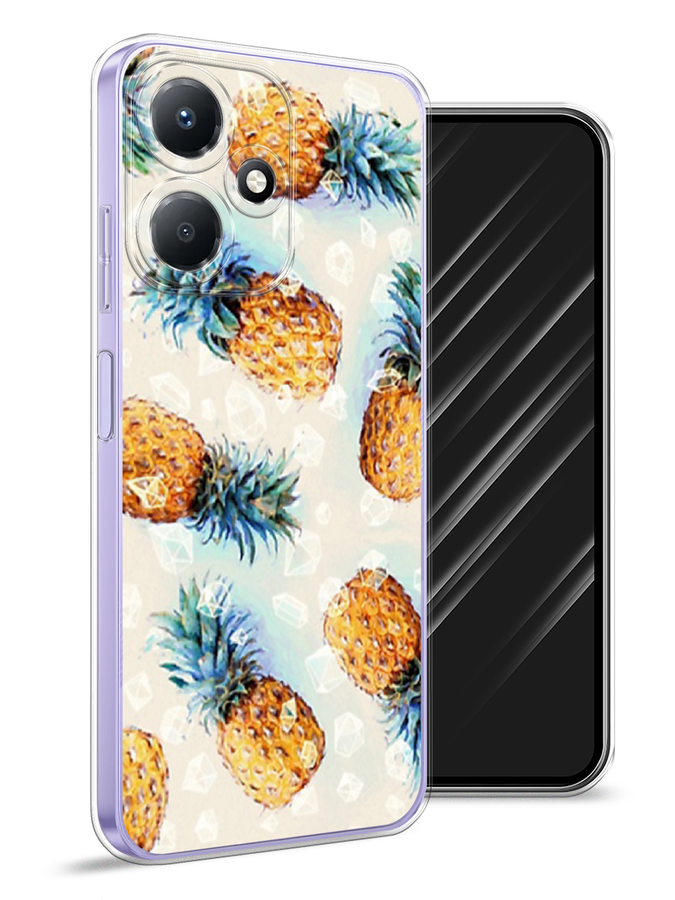 

Чехол Awog для Infinix Hot 30 Play "Ананасы", Бежевый, 3104250-3