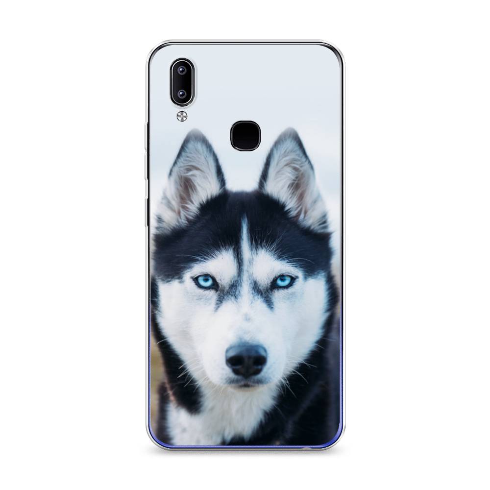 

Чехол для Vivo Y93/Y93 lite "Хаски 2", Синий;белый, 262950-1