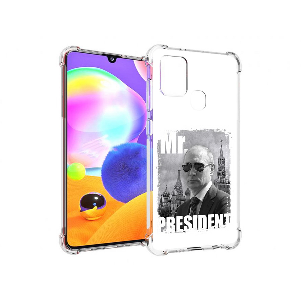 

Чехол MyPads Tocco для Samsung Galaxy A21s Путин (PT149116.528.141), Прозрачный, Tocco