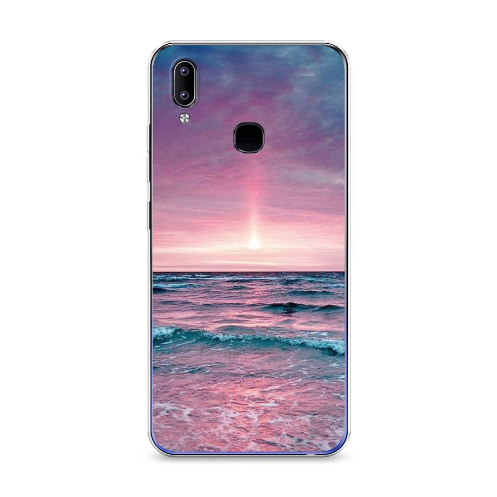 

Чехол для Vivo Y93/Y93 lite "Восход 3", Розовый;голубой, 262950-2