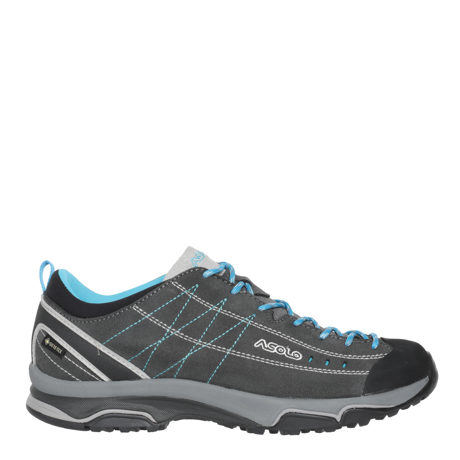 

Ботинки Asolo Nucleon, graphite/silver/cyan blue, 8 UK, Серый;голубой, Nucleon