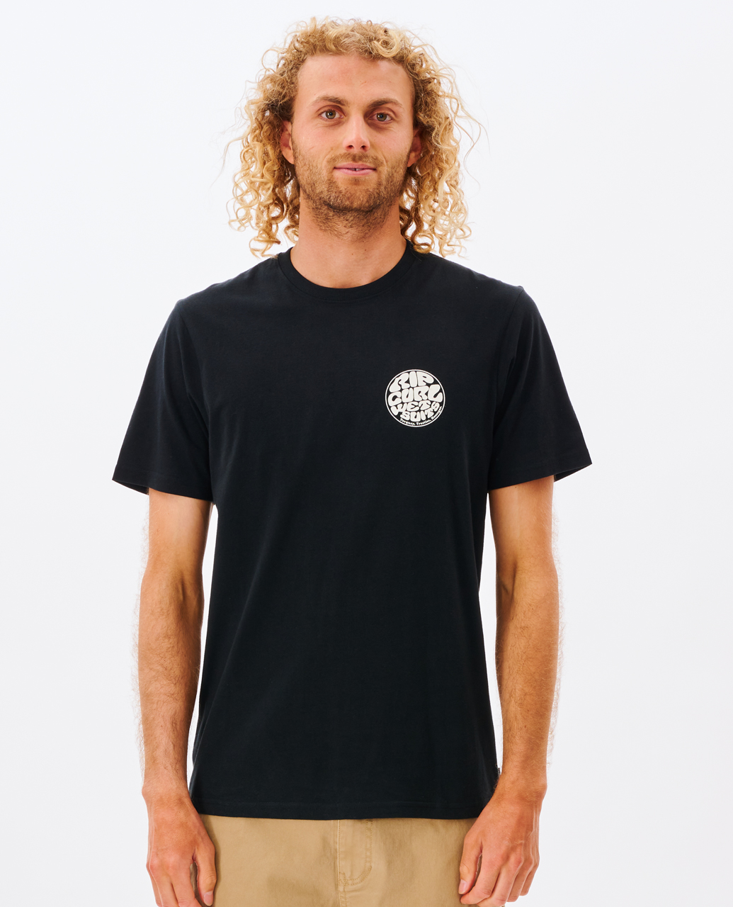 

Футболка мужская Rip Curl WETSUIT ICON TEE черная S, WETSUIT ICON TEE