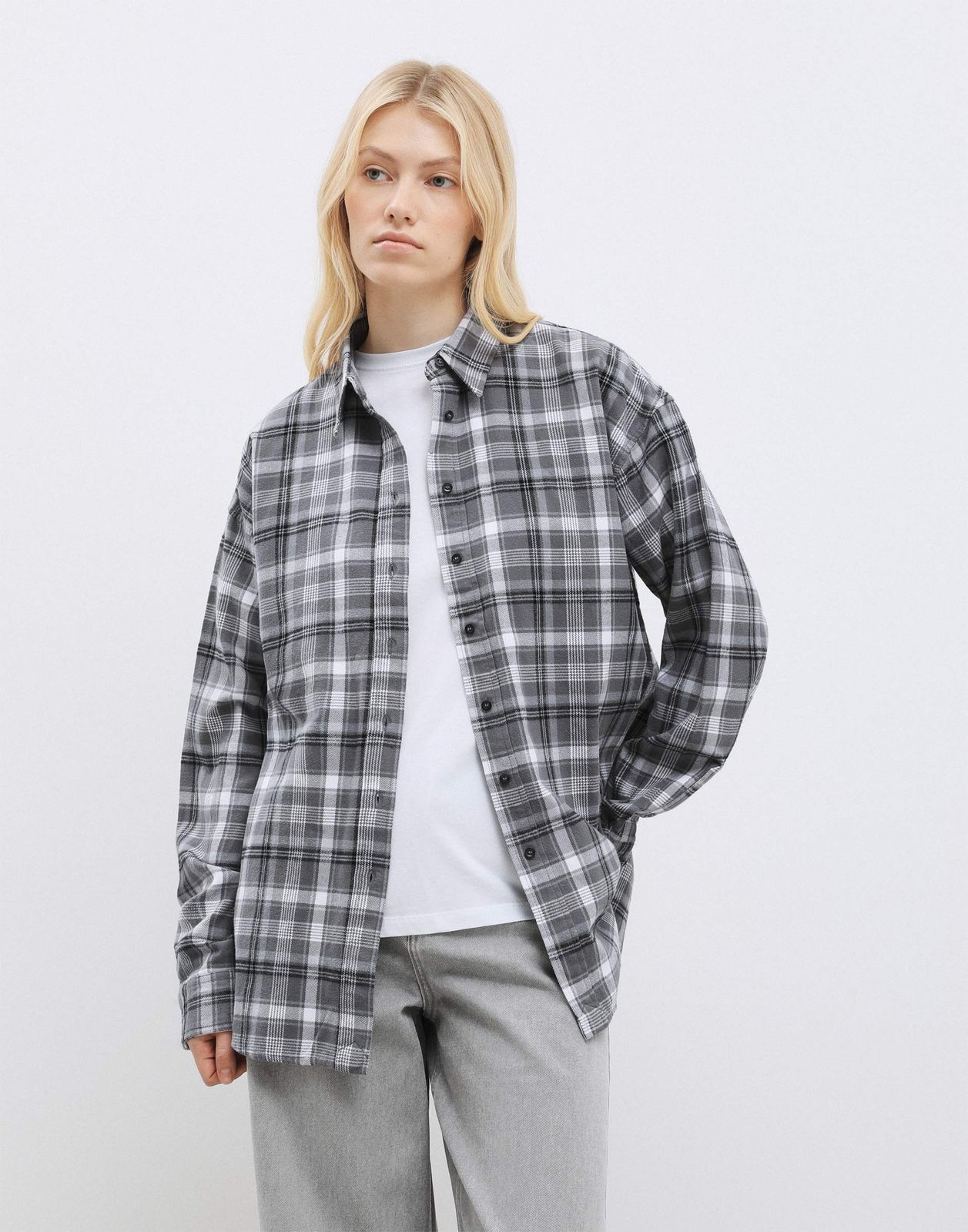 

Рубашка женская Gloria Jeans GWT004009 черный/разноцветный L-XL/170, Серый, GWT004009