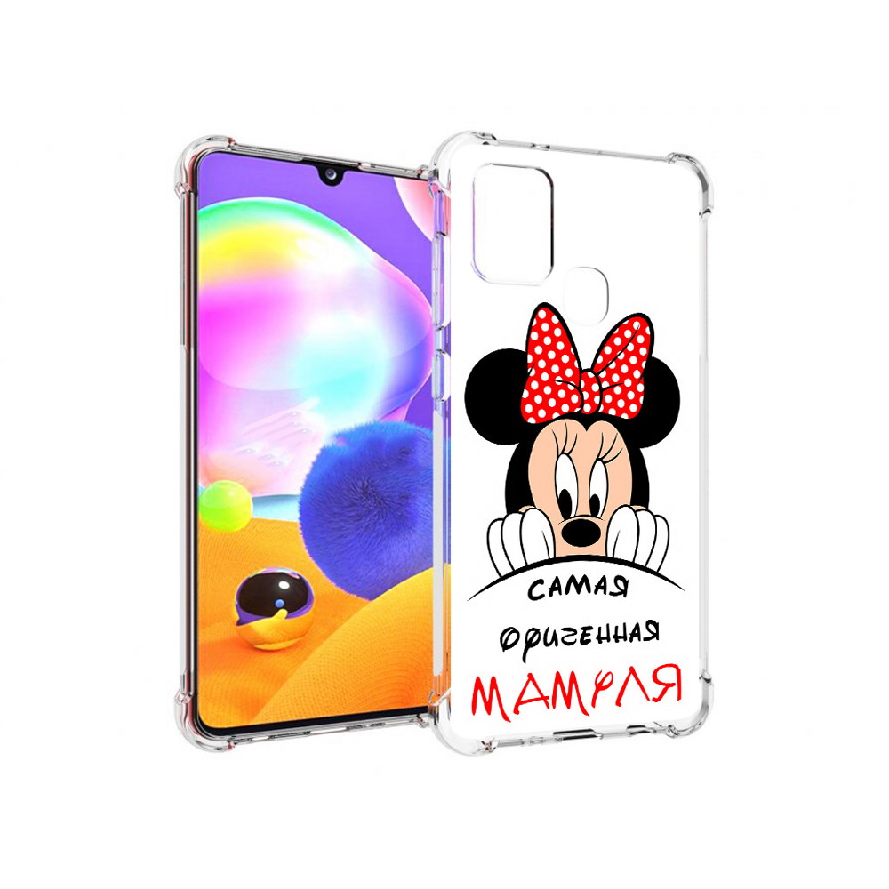 

Чехол MyPads Tocco для Samsung Galaxy A21s Самая лучшая мамуля Мини Маус, Прозрачный, Tocco