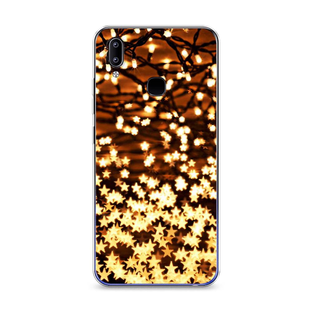 

Чехол для Vivo Y93/Y93 lite "Новогодняя гирлянда", Золотистый, 262950-5