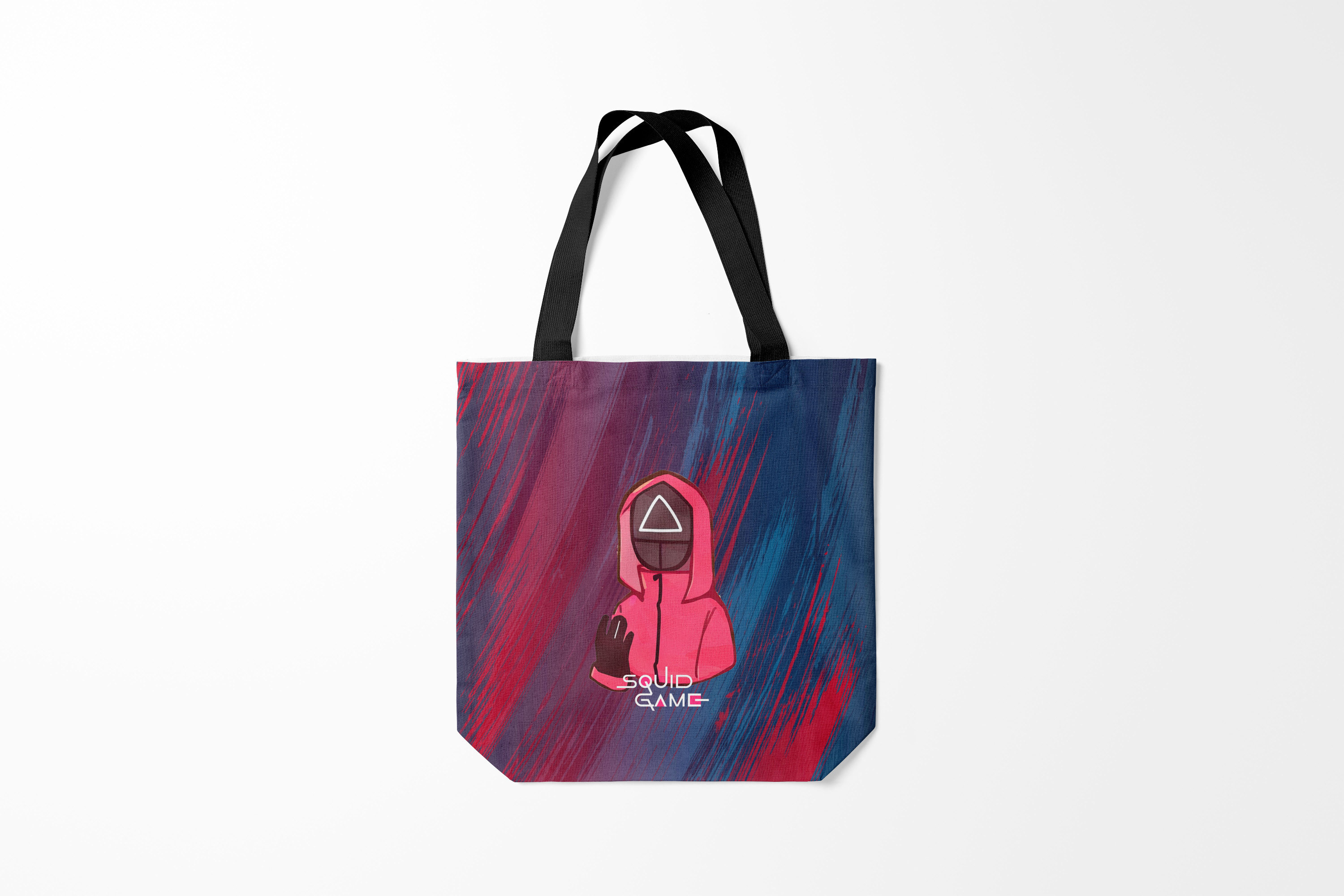 

Сумка шoппер унисекс Burnettie Игра в кальмара Сериал, разноцветный, Игра в кальмара Сериал