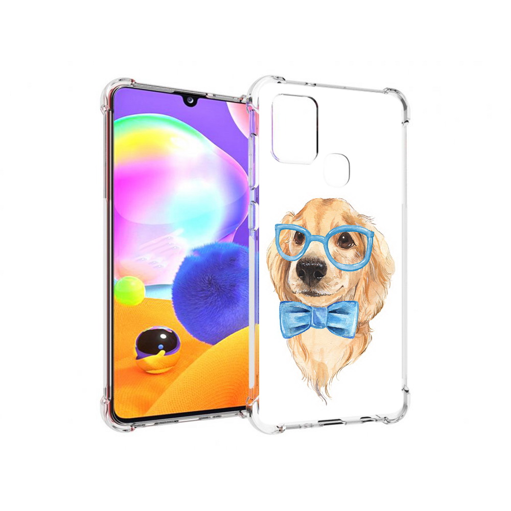 Чехол MyPads Tocco для Samsung Galaxy A21s Собака интеллигент (PT149116.528.159)