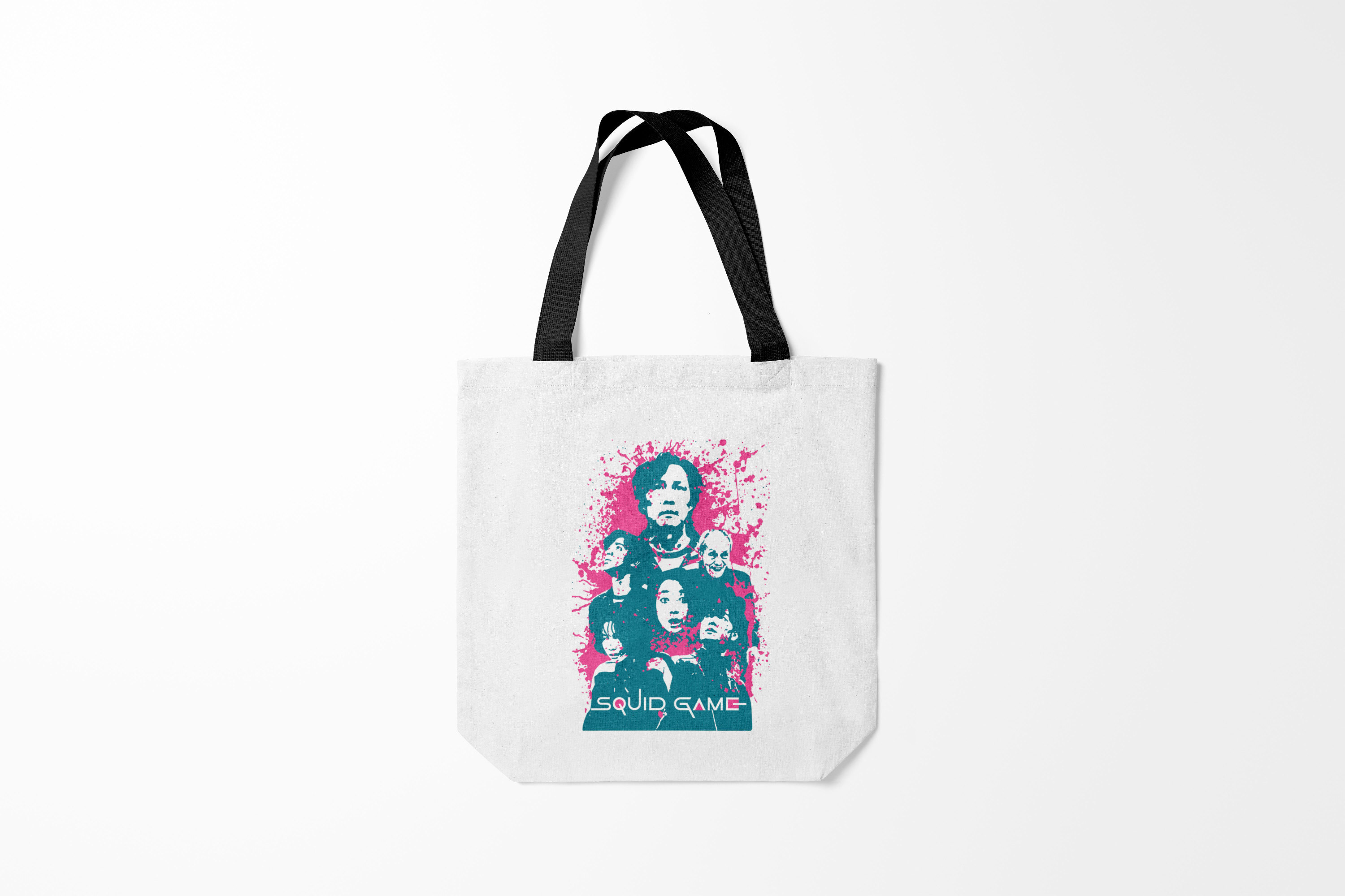 

Сумка шoппер унисекс Burnettie Игра в кальмара лучшие игроки, разноцветный, Игра в кальмара лучшие игроки
