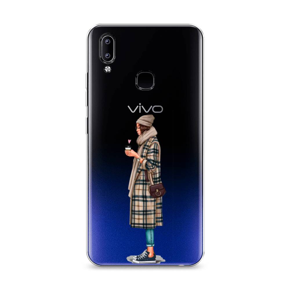 

Чехол для Vivo Y93/Y93 lite "Утренний кофе", Коричневый;бежевый, 262950-6