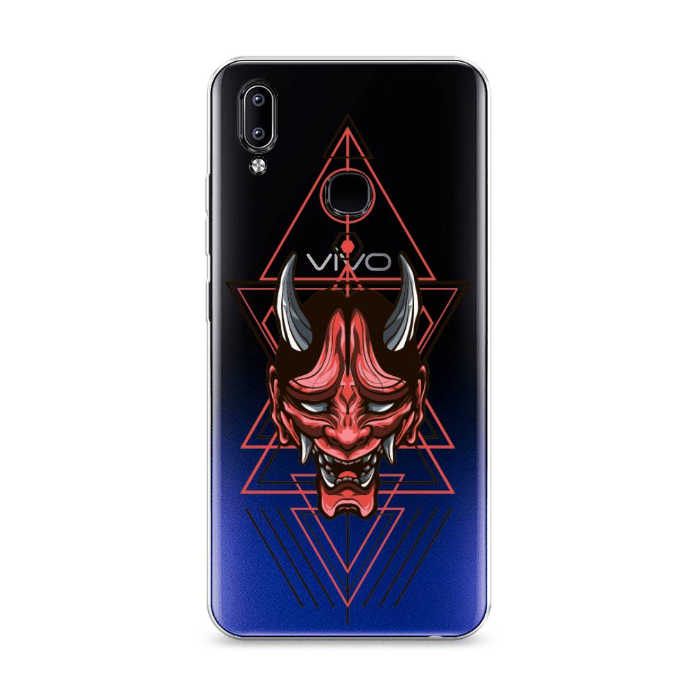 

Чехол для Vivo Y93/Y93 lite "Hanya Oni mask", Серый;красный;черный, 262950-4