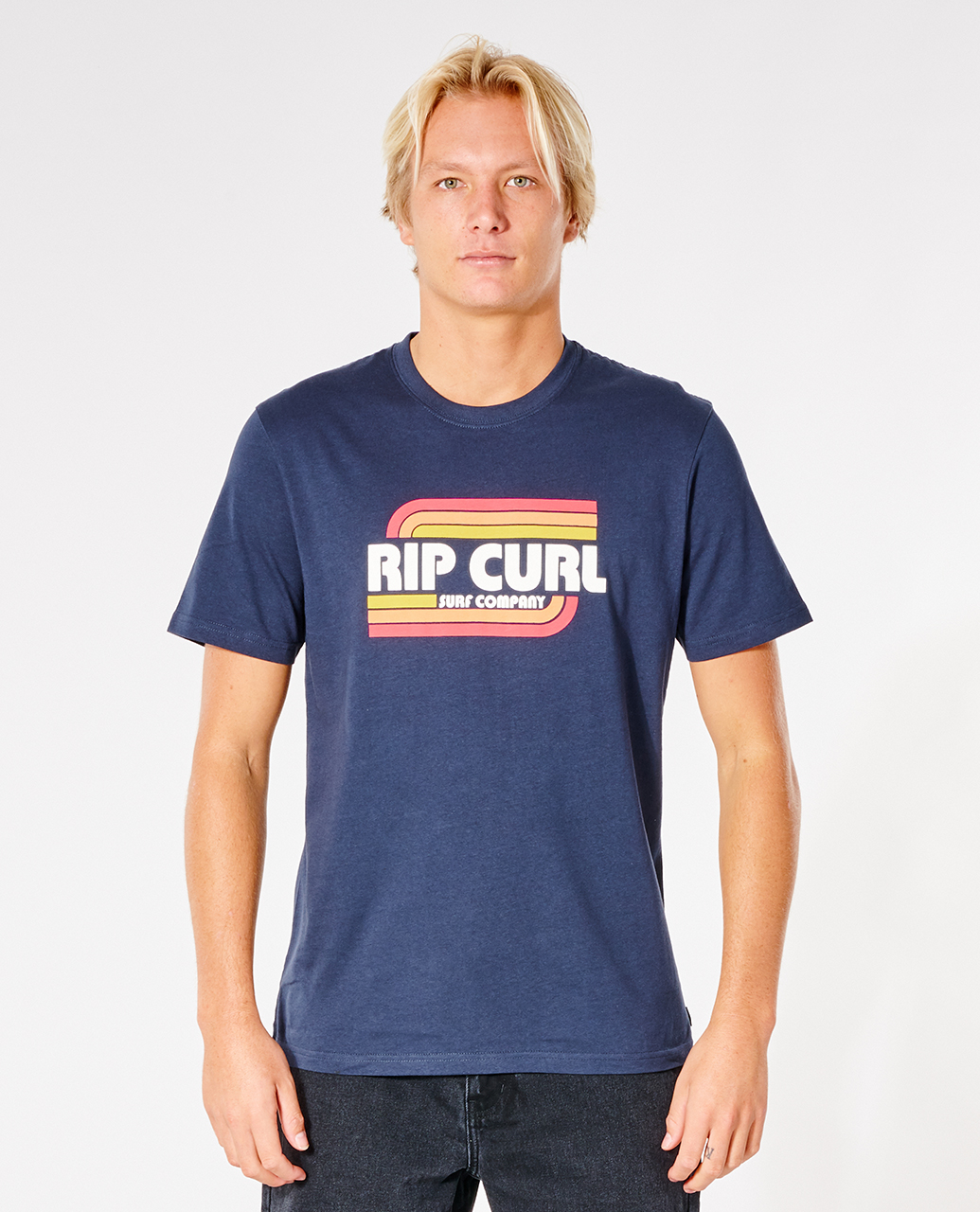 

Футболка мужская Rip Curl SURF REVIVAL YEH MUMMA TEE синяя L, SURF REVIVAL YEH MUMMA TEE