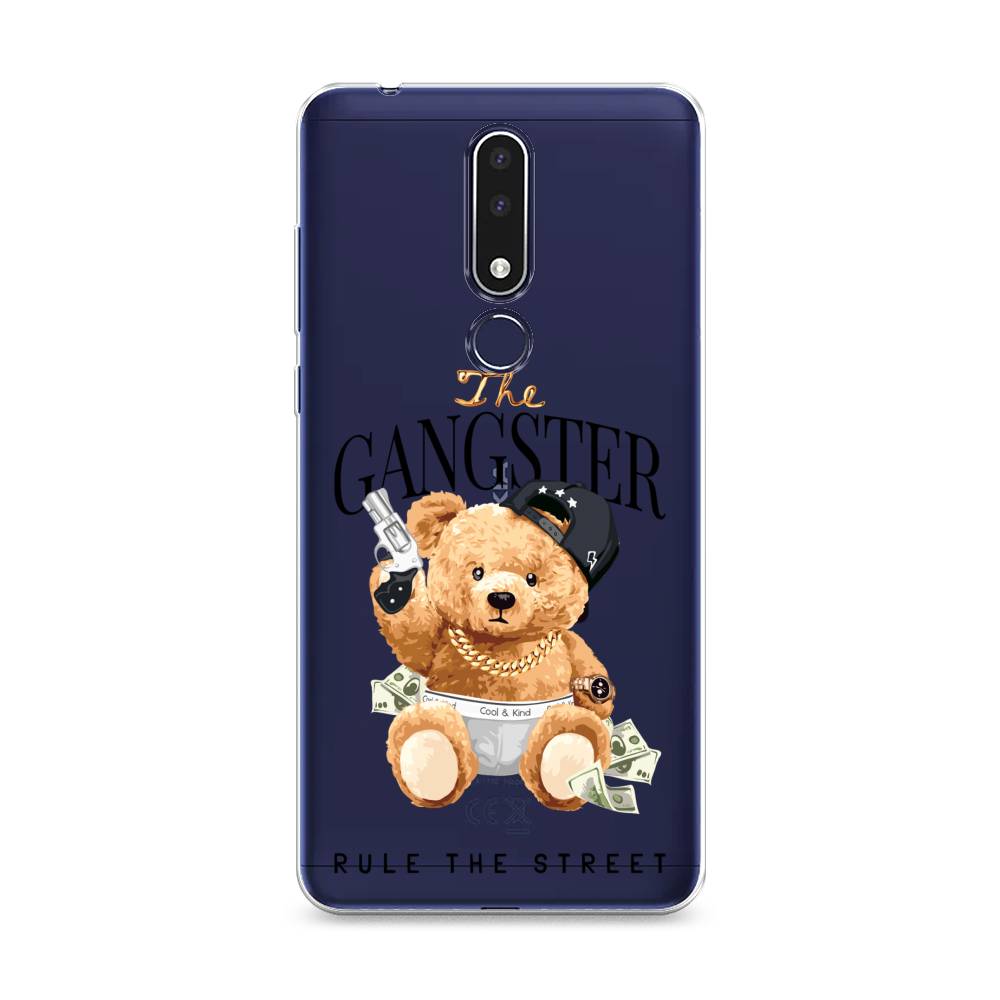 

Чехол на Nokia 3.1 Plus "The Gangster", Бежевый;серый;черный, 122850-6