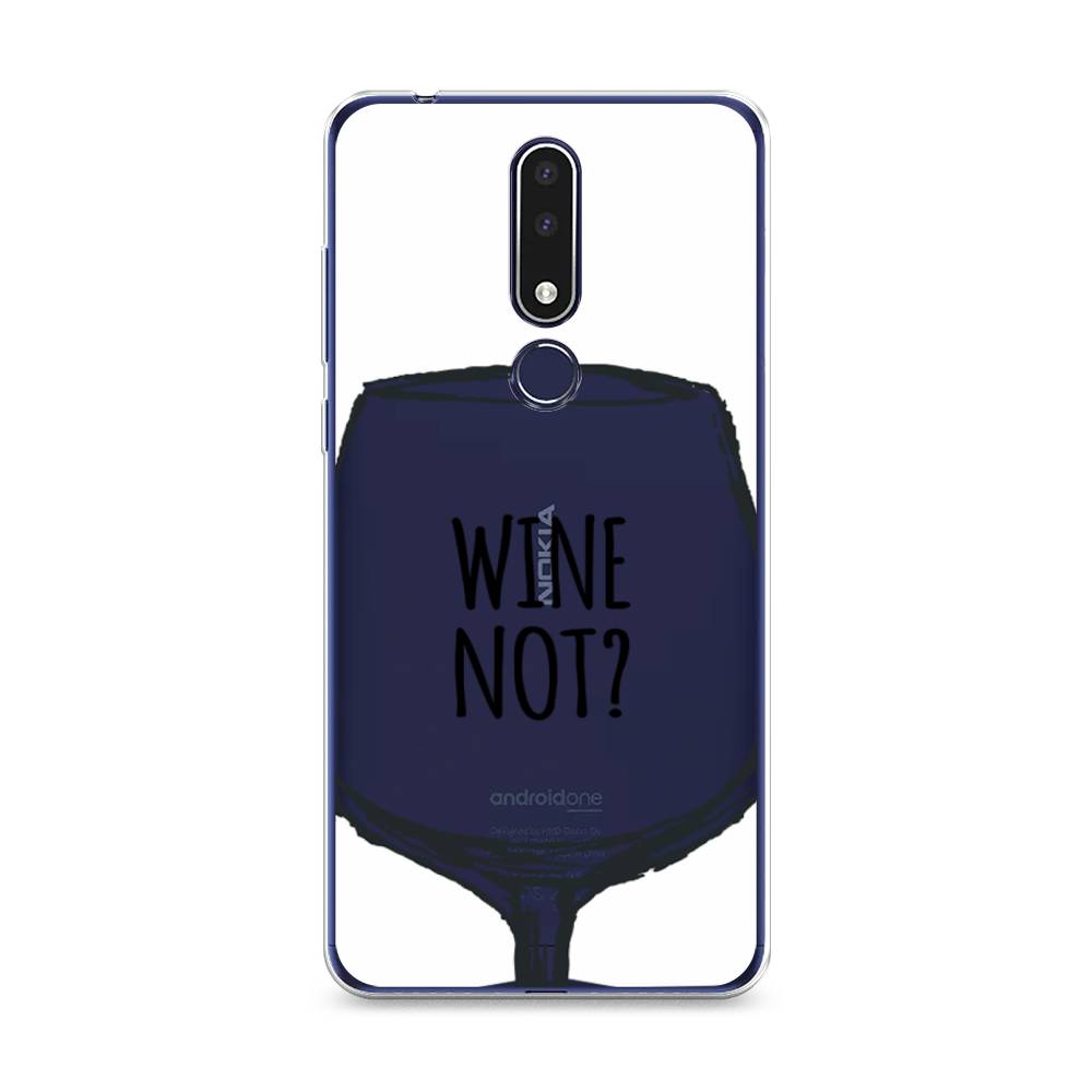 

Чехол на Nokia 3.1 Plus "Wine not white", Белый, 122850-6