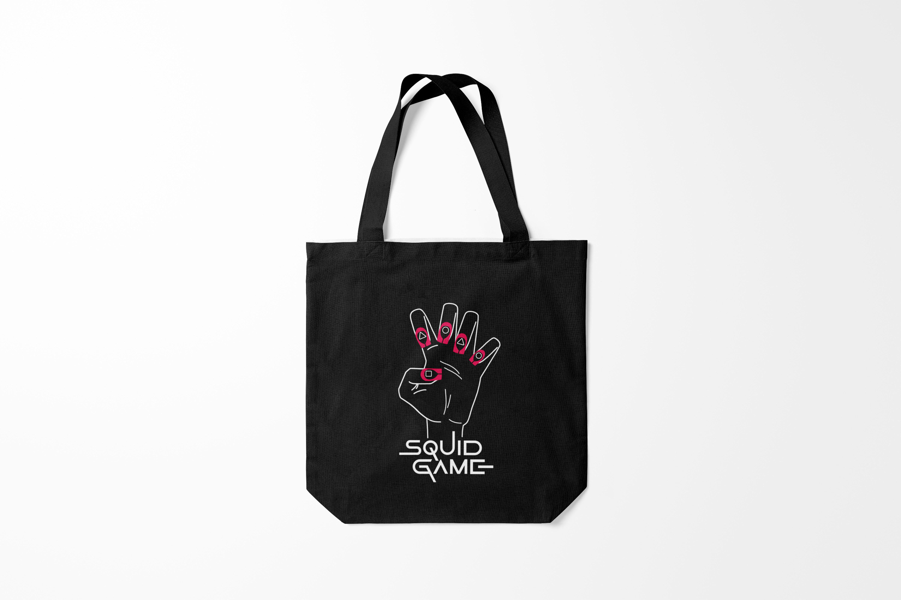

Сумка шoппер унисекс Burnettie Игра в кальмара Hand of player 001, разноцветный, Игра в кальмара Hand of player 001