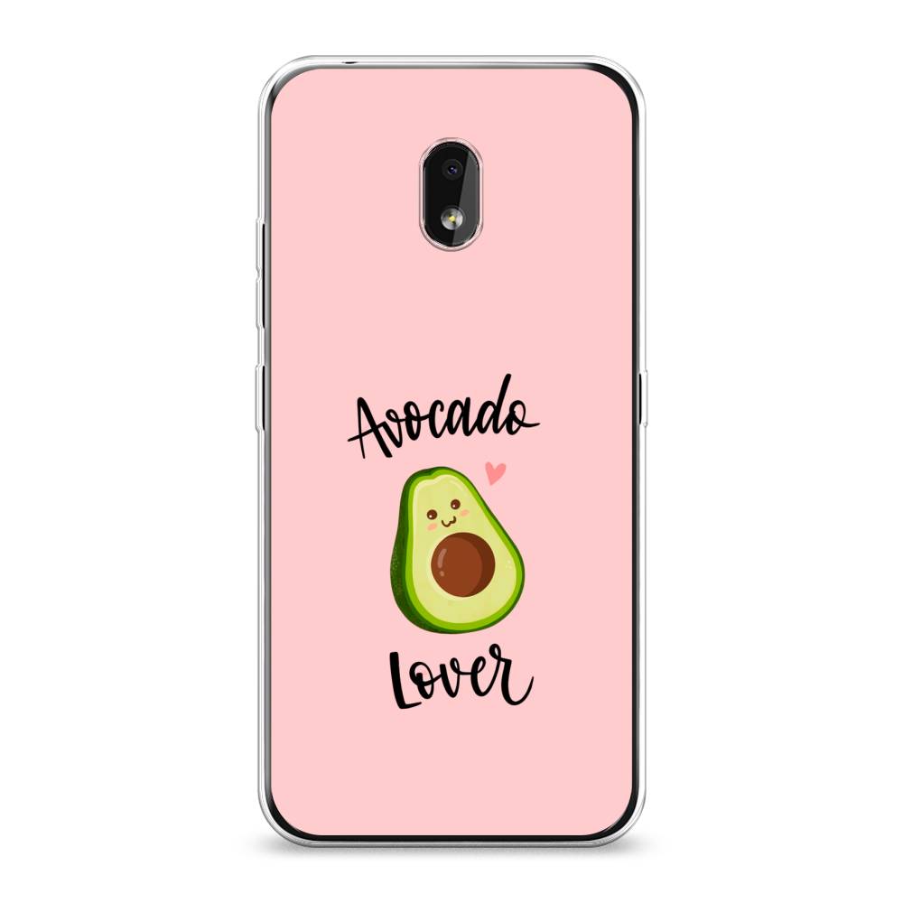 

Чехол на Nokia 2.2 "Avocado lover", Розовый;зеленый, 122950-6