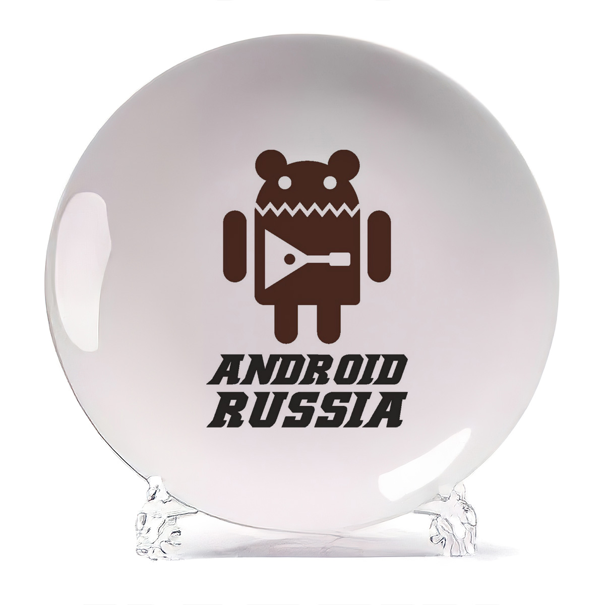

Тарелка CoolPodarok Android Russia, Android Russia