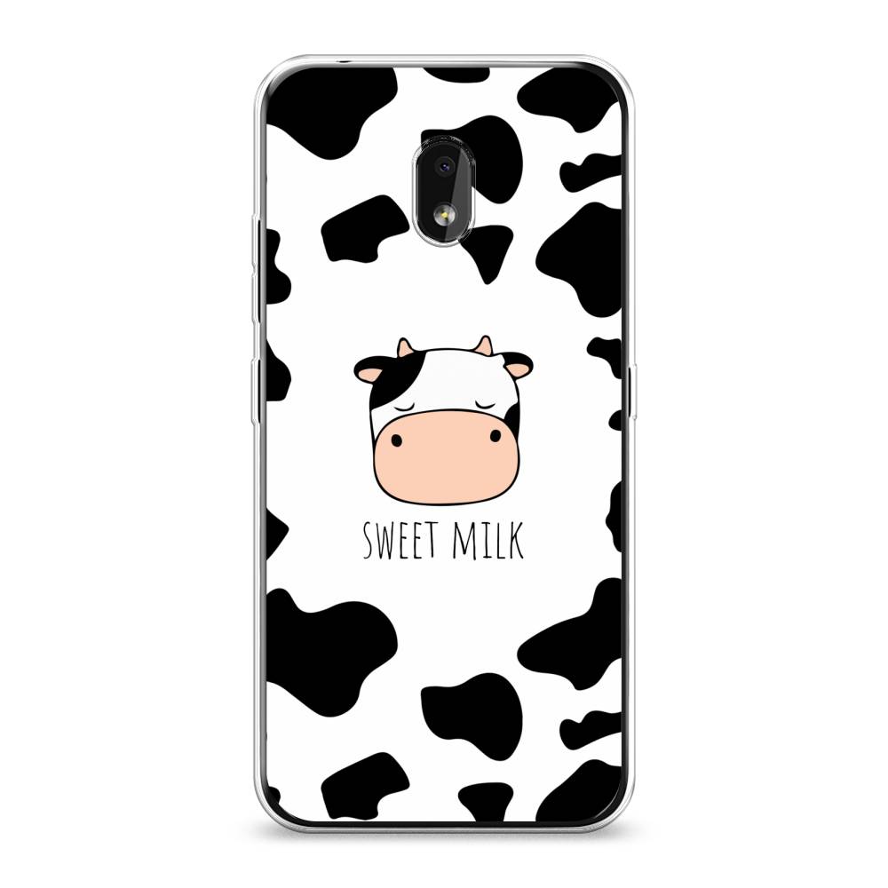 

Чехол на Nokia 2.2 "Sweet milk", Розовый;белый;черный, 122950-1