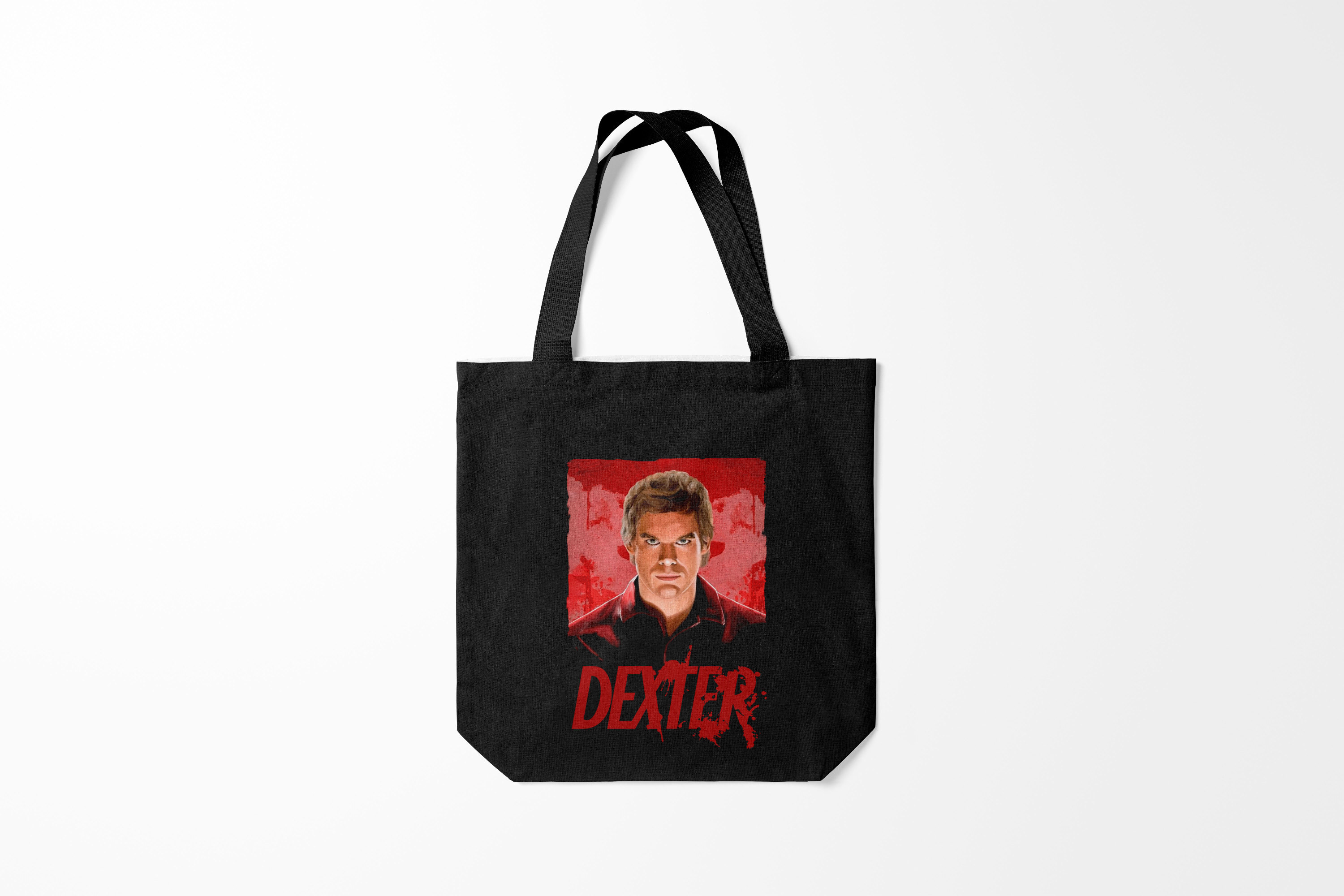 

Сумка шoппер унисекс Burnettie Декстер Dexter портрет постер, разноцветный, Декстер Dexter портрет постер