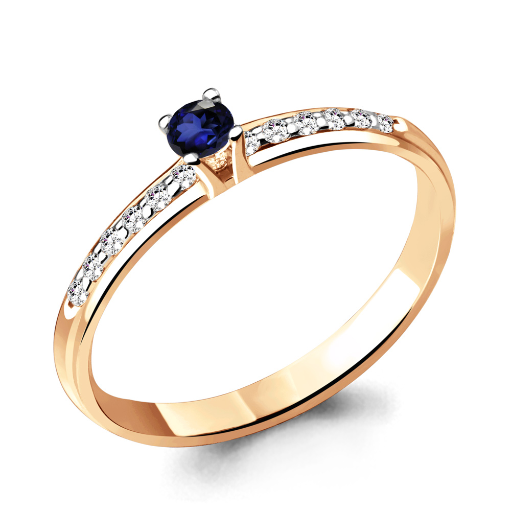 

Кольцо из золота р. , AQUAMARINE 962712Ак_585_кз, 962712Ак_585_кз