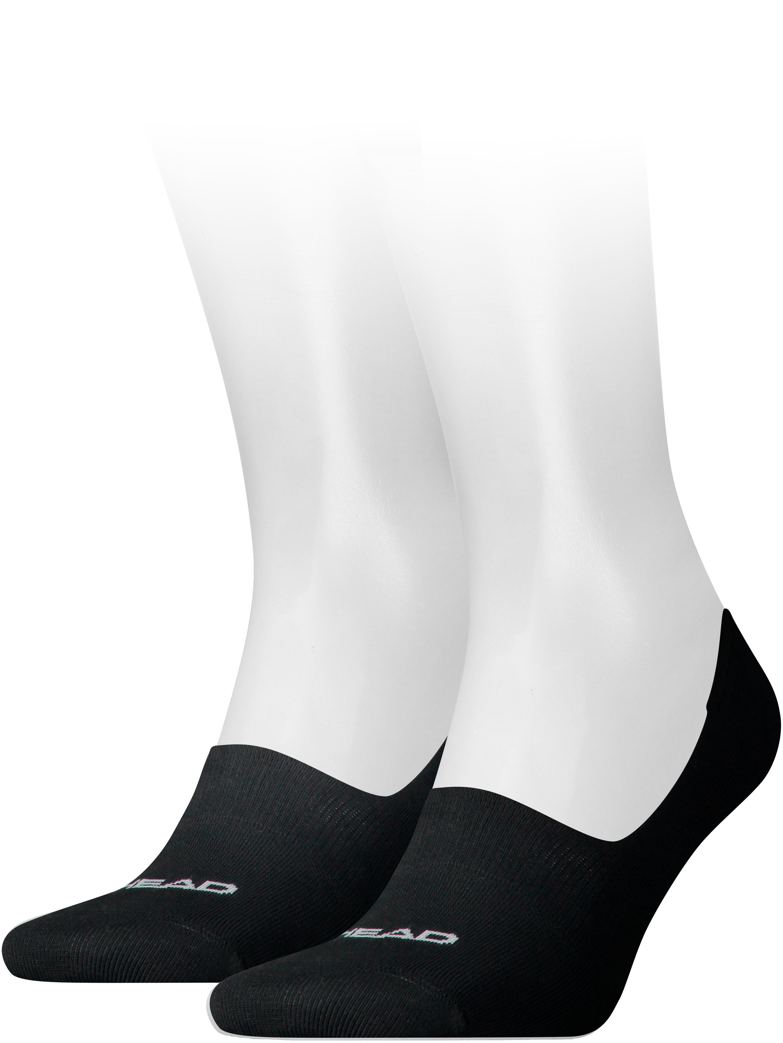 

Комплект носков мужских Head Footie 2P Unisex черных 43-46, Footie 2P Unisex