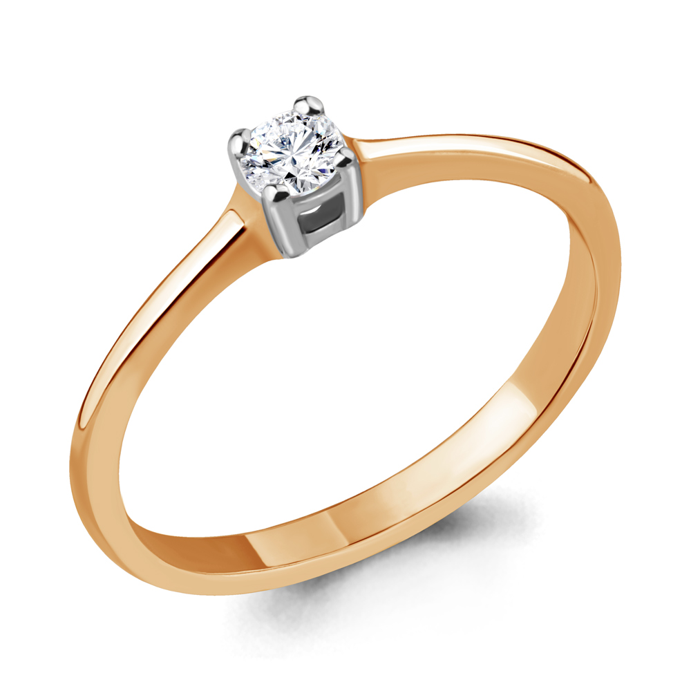

Кольцо из золота р. 17 Aquamarine 960021к_585_кз, бриллиант, 960021к_585_кз