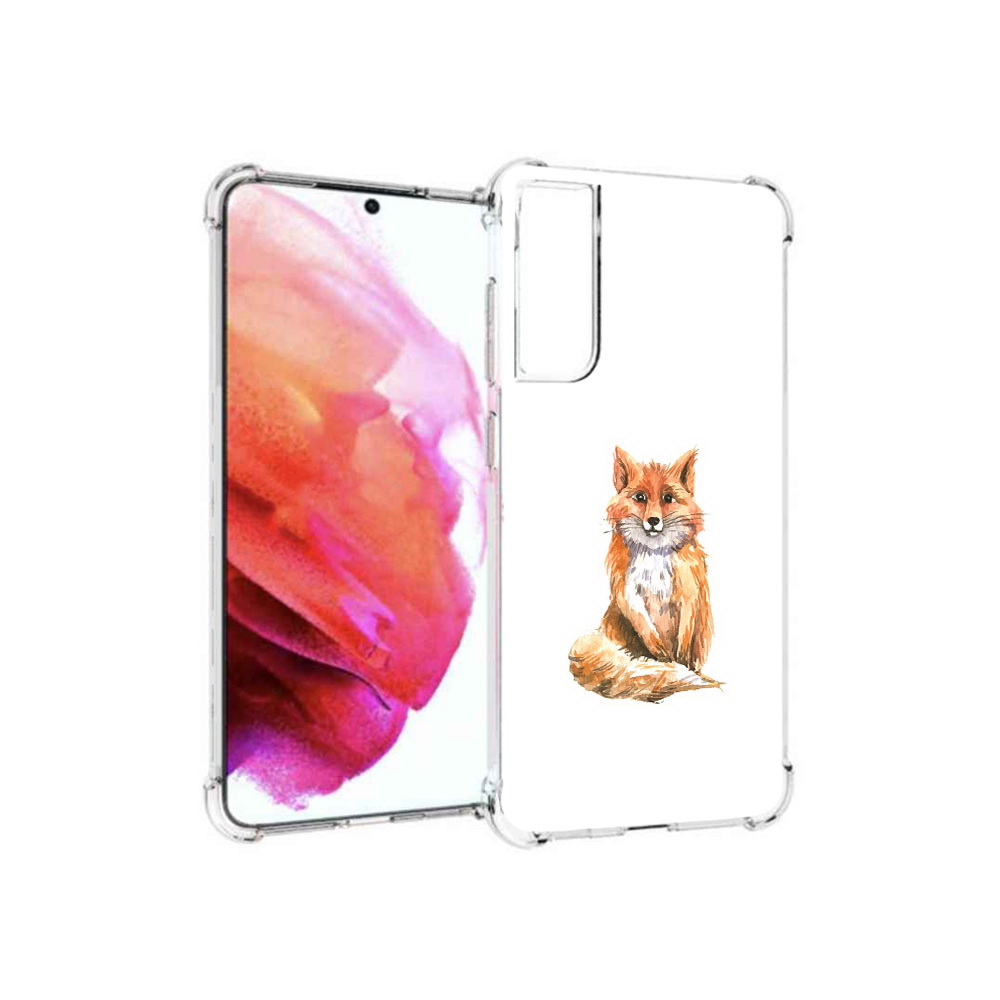 

Чехол MyPads Tocco для Samsung Galaxy S21 FE детская лиса, Прозрачный, Tocco