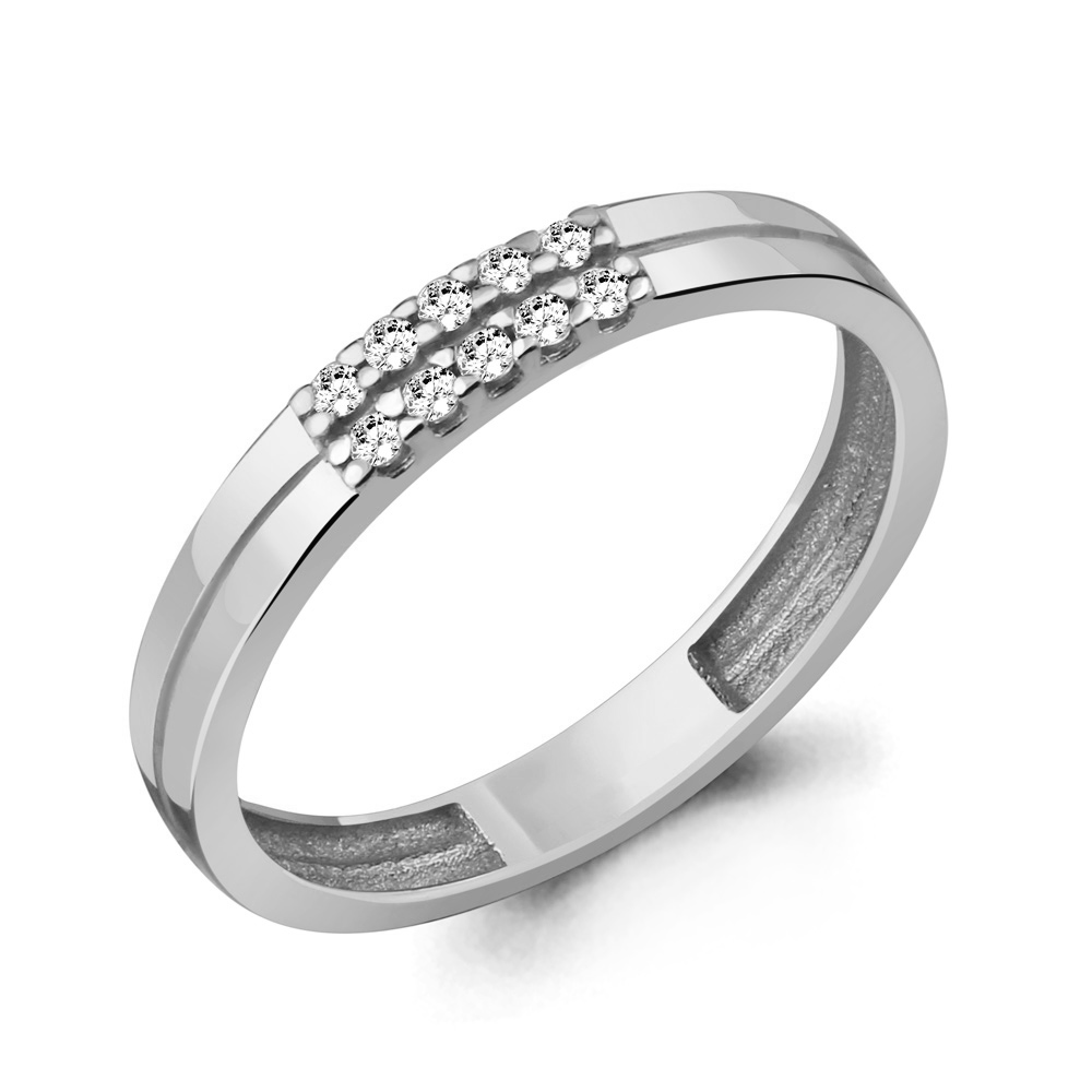 

Кольцо из серебра р. 15,5 AQUAMARINE 63501А_925_р, 63501А_925_р