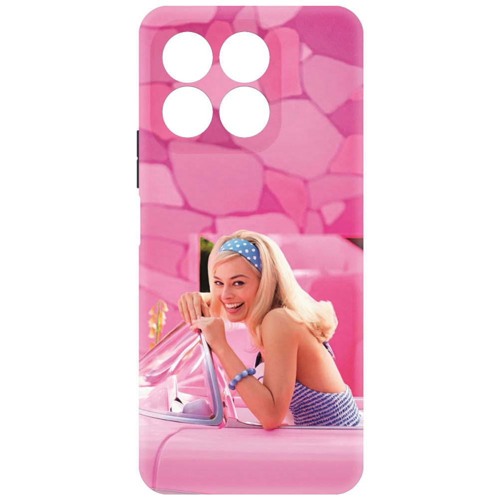 

Чехол-накладка Krutoff Soft Case Барби в розовом для Honor X8b черный