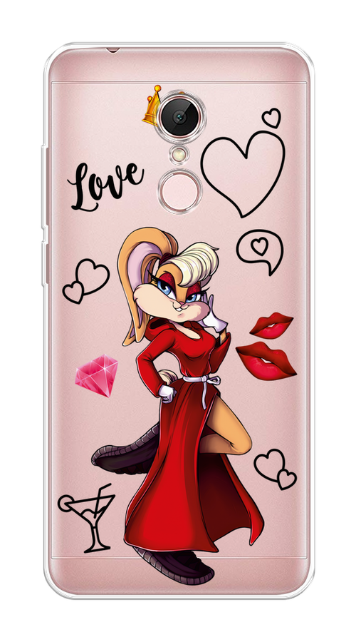 

Чехол на Xiaomi Redmi 5 "Rich Lola Bunny", Красный;бежевый;оранжевый, 33050-6