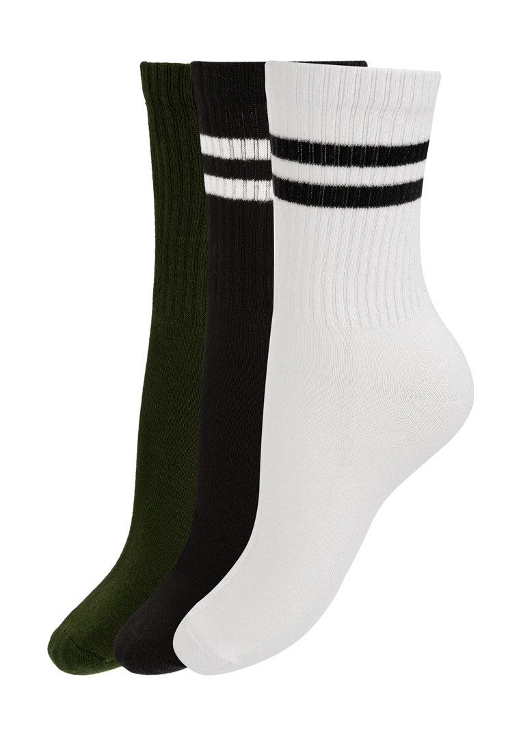 Носки детские Oldos OCAW22SC3KK09 цв. белый, черный, зеленый р. 35-38