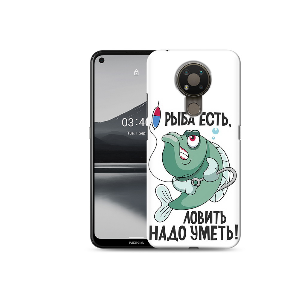 

Чехол MyPads Tocco для Nokia 3.4 Рыба есть ,ловить надо уметь, Прозрачный, Tocco