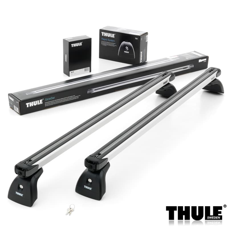 Багажник Thule SlideBar на выдвижных дугах для Opel Corsa 5-дв хетчбэк (1993-2005)